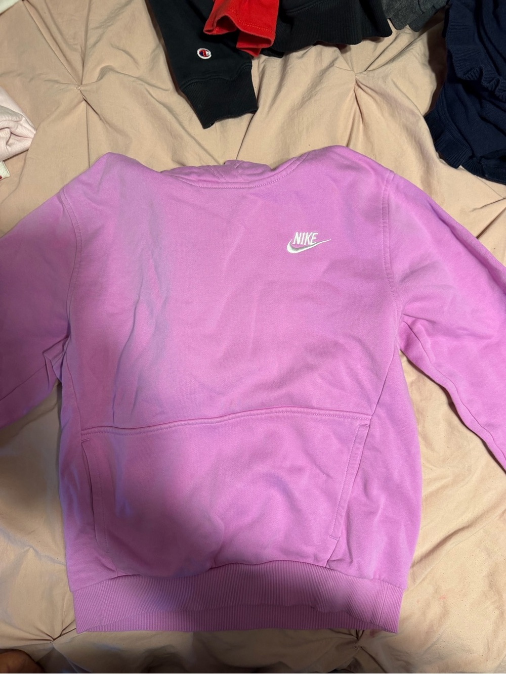 Nike Lavender Crewneck Sweatshirt with White Logo